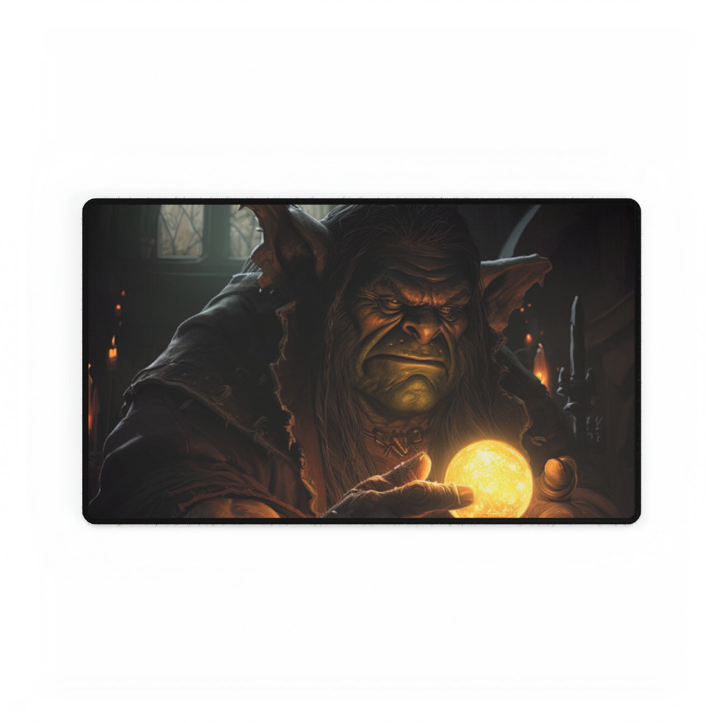 Orc Wizard Playmat Standard Size 14" x 24"